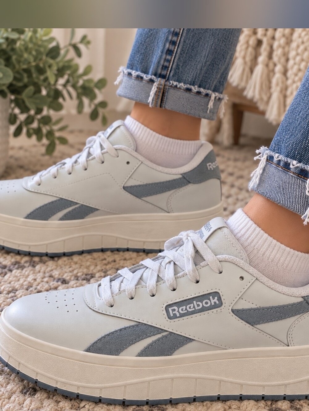 Reebok Women's Court Advance Surge , Size 9 Slate Blue